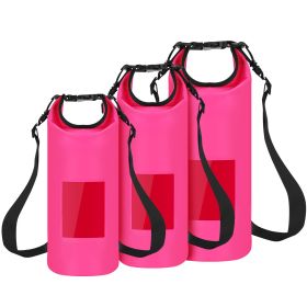 Fresh Fab Finds Floating Waterproof Dry Bag Floating Dry Sacks with Observable Window 10L Roll Top Lightweight Dry Storage Bag for Kayaking Rafti