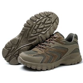 Men's Pierce Proof Air Labor Shoes (Option: FZ312 Green-37)