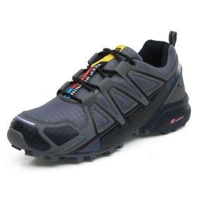 Outdoor Hiking Shoes Men's Casual Hiking Shoes (Option: Grey-47)