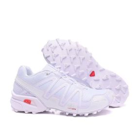 Men's Shoes Off-road Running Shoes Solomon Travel Hiking Shoes Hiking Boots (Option: White-40)